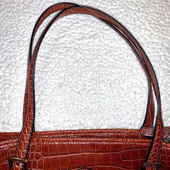 Giani Bernini Croc-Embossed Tote, Created for Macy’s, NEW w/o tag - Picture 2 of 11